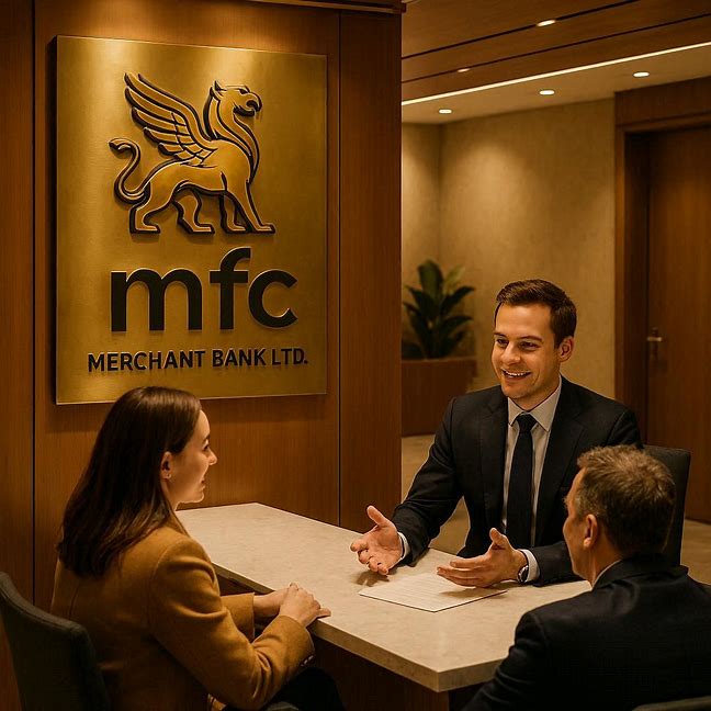 MFC Merchant Bank professionals supporting customers